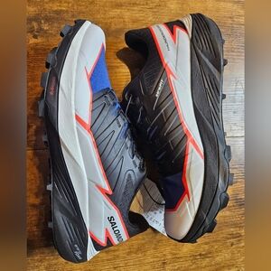 Salomon Thundercross Trail Running Sneaker Men's Size 10 White/Blue/Black NIB
